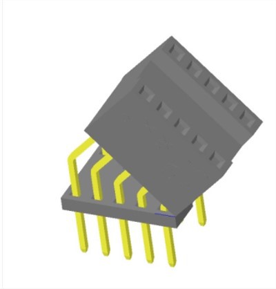 2,54 mm 45 graders type hunnstifthode