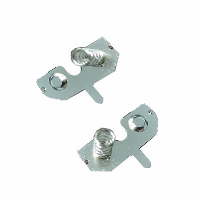 Positiv til negative batterifjærkontakter